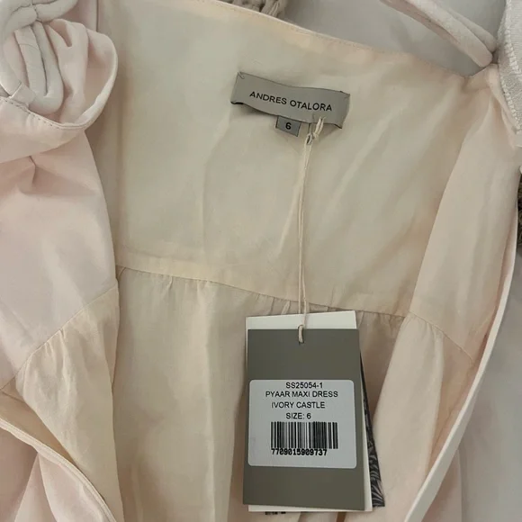 Andres Otalora Pyaar Printed Cotton Poplin Maxi Dress - Picture 6 of 6